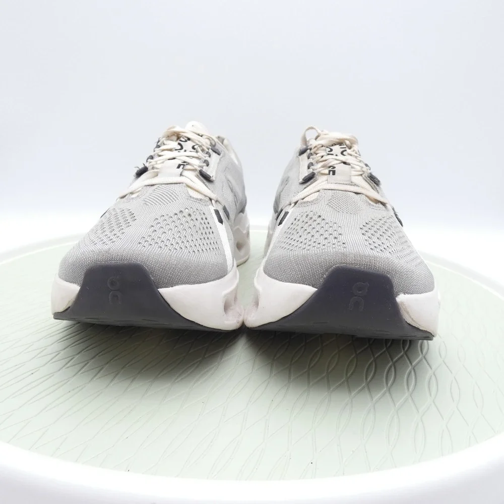 On Cloudsurfer Grey White Shoes Mens 10 CloudTec Phase Sneakers 3MD30090547